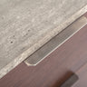 Nova Domus Conner Dark Walnut & Faux Concrete Chest
