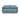 Cubed sleeper upholstered in Mixed Dance Light Blue, studio shot