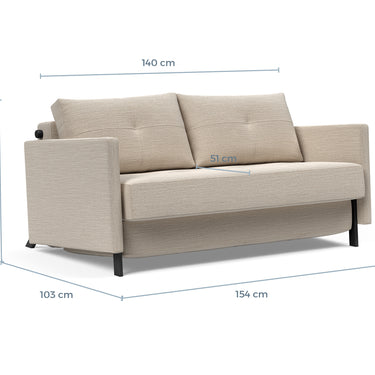 Cubed by Innovation Living measurements diagram 1