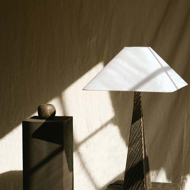 Cubist table lamp in a styled interior, view 4