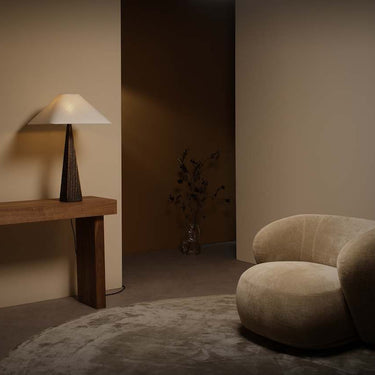Cubist table lamp in a styled interior, view 5