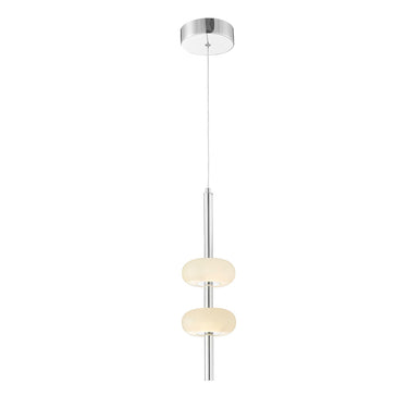Finesse Decor Spanish Alabaster Pendant Chrome