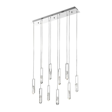 Finesse Decor Elysian 10 Light Chandelier Chrome