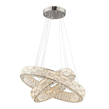 Finesse Decor Helix Chandelier Chrome