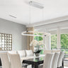 Finesse Decor Minsk Single Rectangular Chandelier Chrome