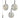 Finesse Decor Bubbling Glow Rectangular Chandelier - Chrome 