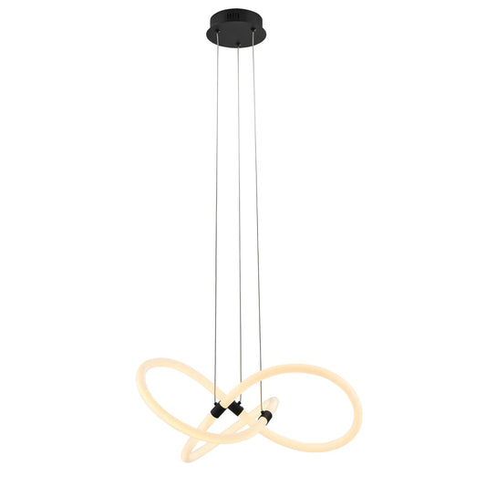 Daisy LED Adjustable Chandelier Matte Black - Smart Light 1