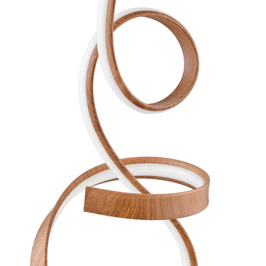 Finesse Decor Amsterdam LED with Touch Dimmer Table Lamp Light Wood
