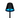 Finesse Decor Beam Column Rechargeable Table Lamp - Black 