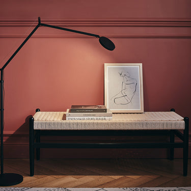 Demetra Floor Lamp styled in a modern interior, view 6