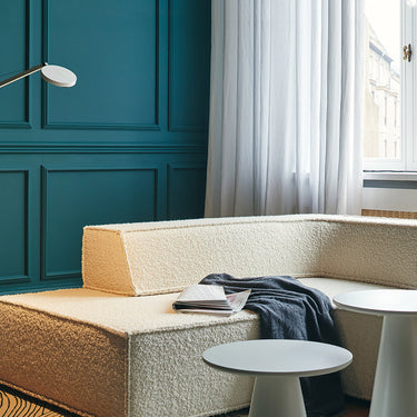 Demetra Floor Lamp styled in a modern interior, view 5