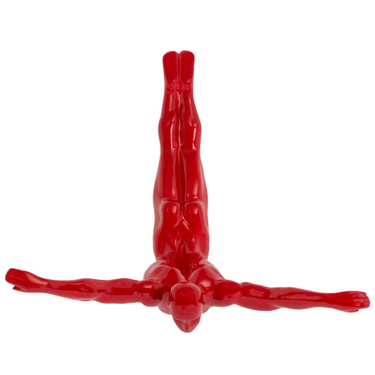Finesse Decor Diver Wall Sculpture 11" Red 1