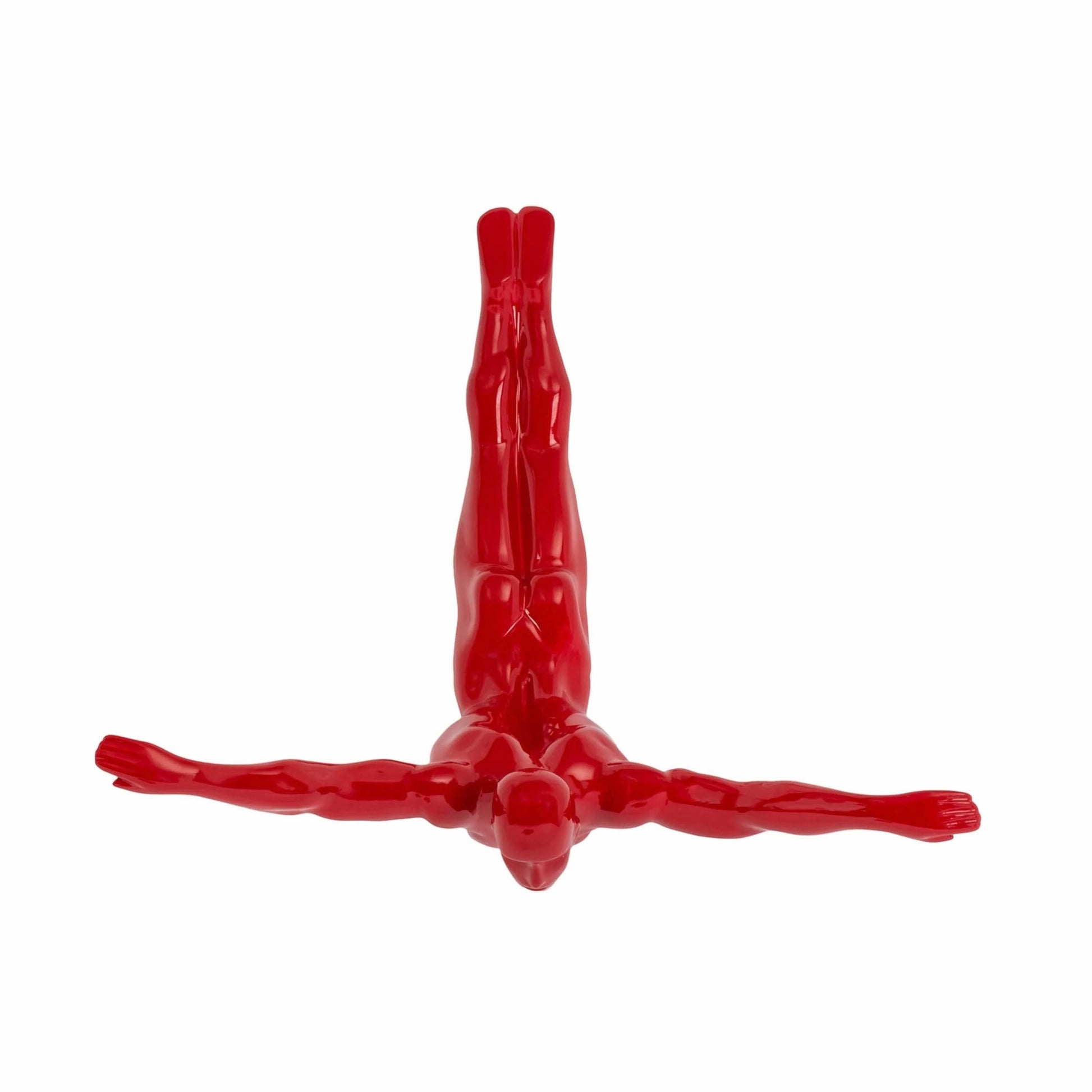 Finesse Decor Diver Wall Sculpture 22" Red 1