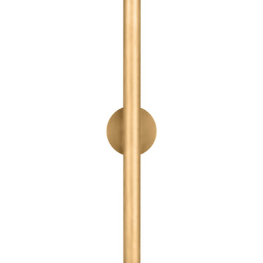 Visual Comfort Ebell 26 inch wall sconce, dimmable LED wall light for living room accent.