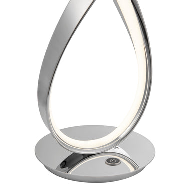 Finesse Decor Murphy Table Lamp Chrome
