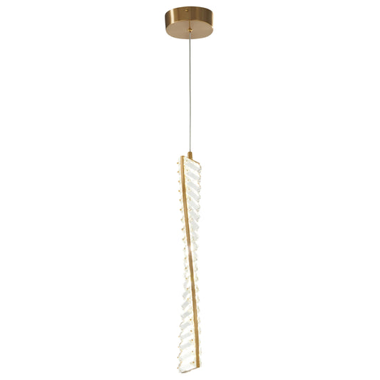 Finesse Decor Efell Brushed Gold Pendant 1