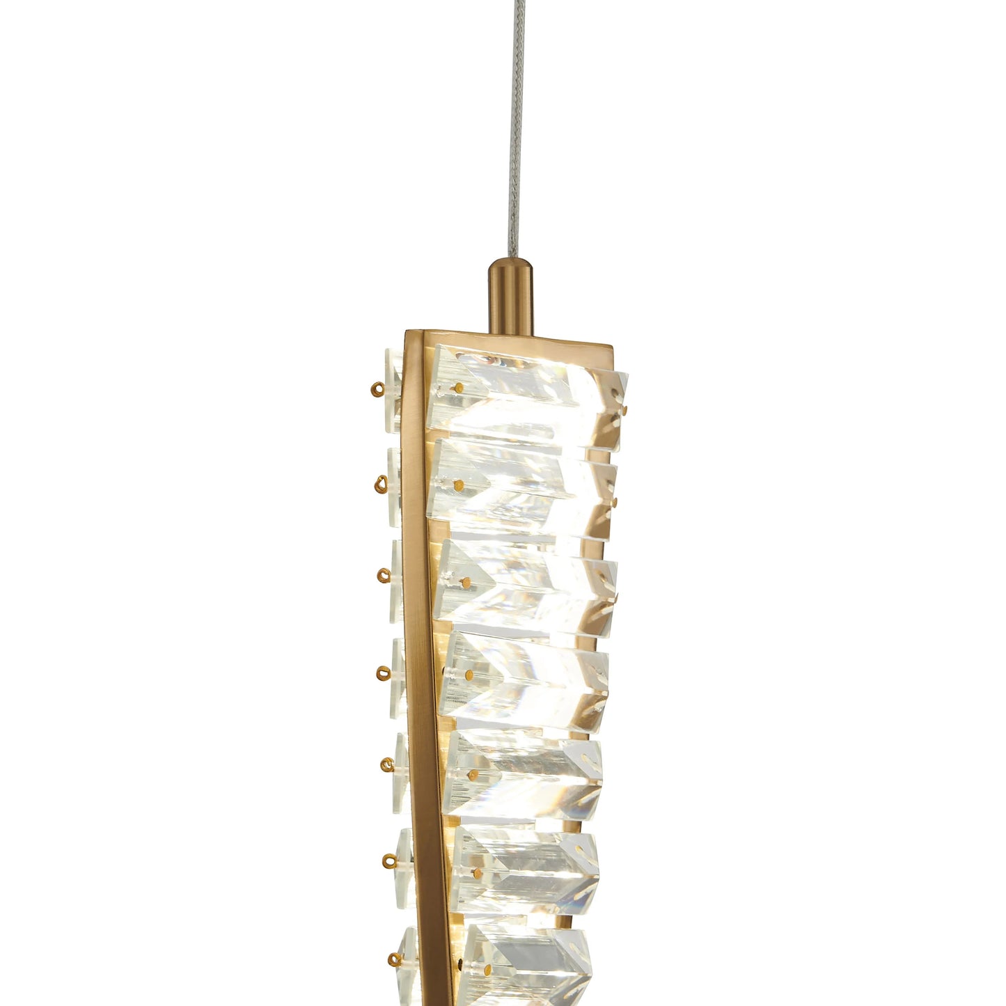 Finesse Decor Efell Brushed Gold Pendant 3