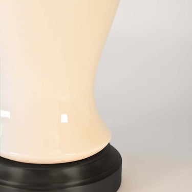 Elijah rechargeable lamp, Ivory & Black – view 2