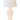 Elijah rechargeable lamp, Ivory & Black