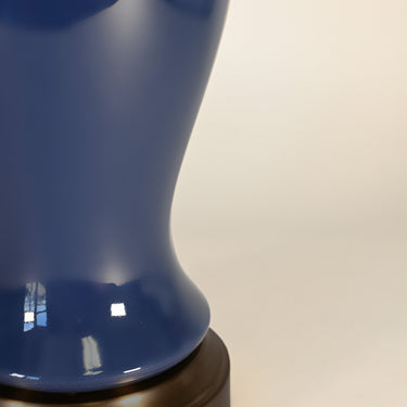 Elijah rechargeable lamp, Midnight Blue & Dark Brass – view 2