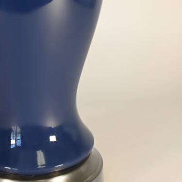 Elijah rechargeable lamp, Midnight Blue & Nickel – view 2