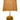 Emily rechargeable lamp, Antique Brass with Rattan Shade