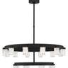 32" Wide Esfera Collection Two-Tier Chandelier by Visual Comfort KWCH19827 in Black Finish