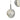 Finesse Decor Bubbling Glow Round Chandelier - Chrome 