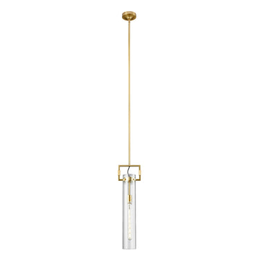 Finesse Decor Zeus 1 LED Light Pendant Crystal & Gold