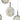 Finesse Decor Bubbling Glow Rectangular Chandelier - Chrome 