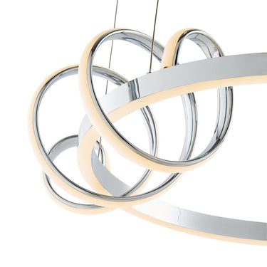 Finesse Decor Salzburg Round Chandelier Chrome