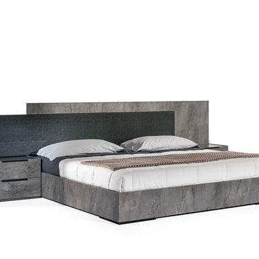 Eastern King Nova Domus Ferrara Volcano Oxide Grey Bed