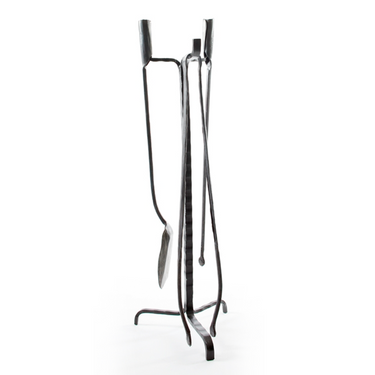 Conmoto Ferro & Fuoco Tripod Stand, tripod stand shown with tools in place (tools sold separately)