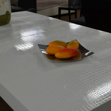 Skyline Extendable White Dining Table