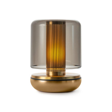 Humble Firefly Rechargeable Lamp – Gold with Smoked Shade