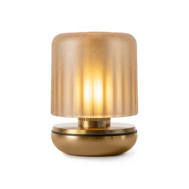 Humble Firefly V2 Rechargeable Lamp – Gold with Frosted Shade
