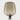 Lodes Flar lamp with Champagne steel base and Honey hand-blown glass diffuser