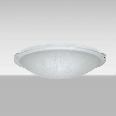Trio 12 Stucco glass glowing from below | Besa Lighting