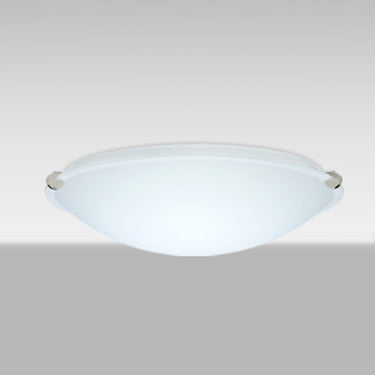 Trio 16 White glass glowing from below | Besa Lighting