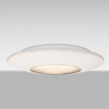 Viva 16 flush mount, sparkle of the prismatic disc | Besa Lighting