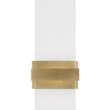 Slim aluminum wall light fixture with dimmable LED for stylish home and office lighting applications