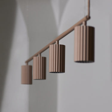 Linear pendant, Blush, styled in a room | Donna by Pholc (2)