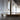 Metal base of the Penta Glo floor lamp, detail