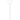 Technical drawing of the Penta Glo floor lamp with dimensions