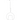 Technical drawing of the Penta Glo Large pendant light with dimensions