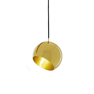 Tilt Globe Pendant in Solid Brass — Nyta, view 3
