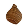 Hive 9 pendant in the Natural finish, studio view, Graypants Scraplights