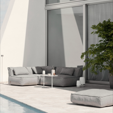 Grow Outdoor Patio Pouf Ottoman Blomus 62064