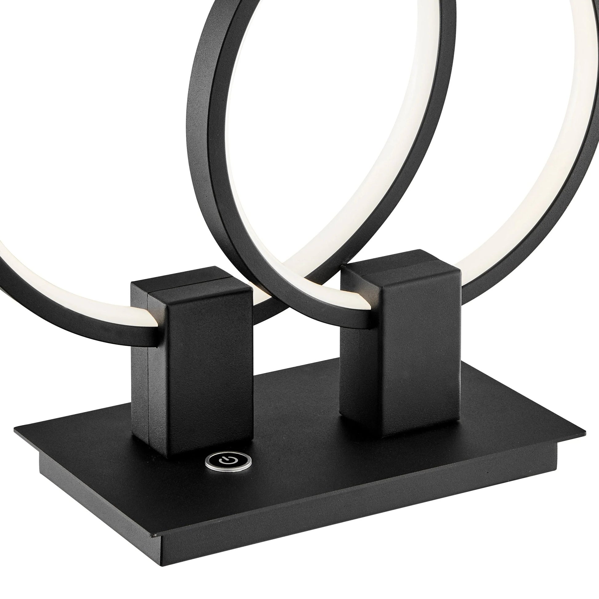 Finesse Decor Hong Kong Short LED Table Lamp in Matte Black 4