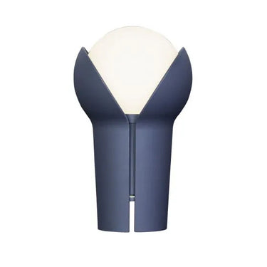 Innermost Bud portable dimmable LED lamp in Ocean finish for modern bedroom lighting.